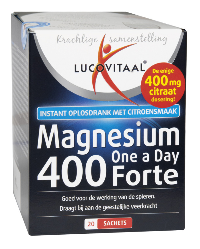 Lucovitaal Magnesium 400mg forte 20 sachets
