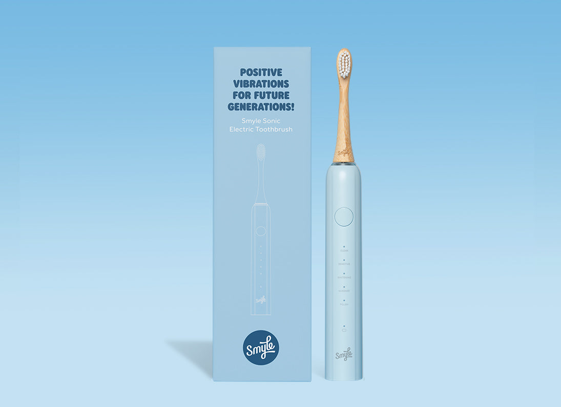 WeSmyle 25% korting Smyle Sonische Elektrische Tandenborstel Blauw | Duurzaam en Effectief Poetsen