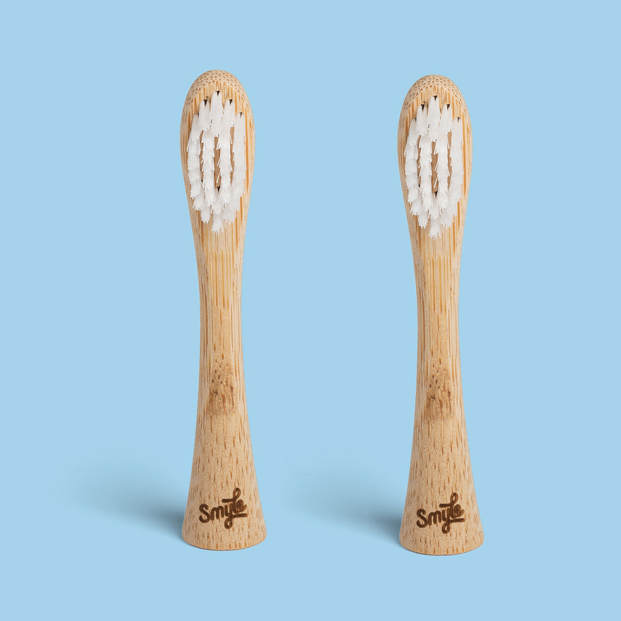WeSmyle Smyle 2 pack - Smyle Bamboe opzetborstels - (Abonnement + levenslange garantie) Medium