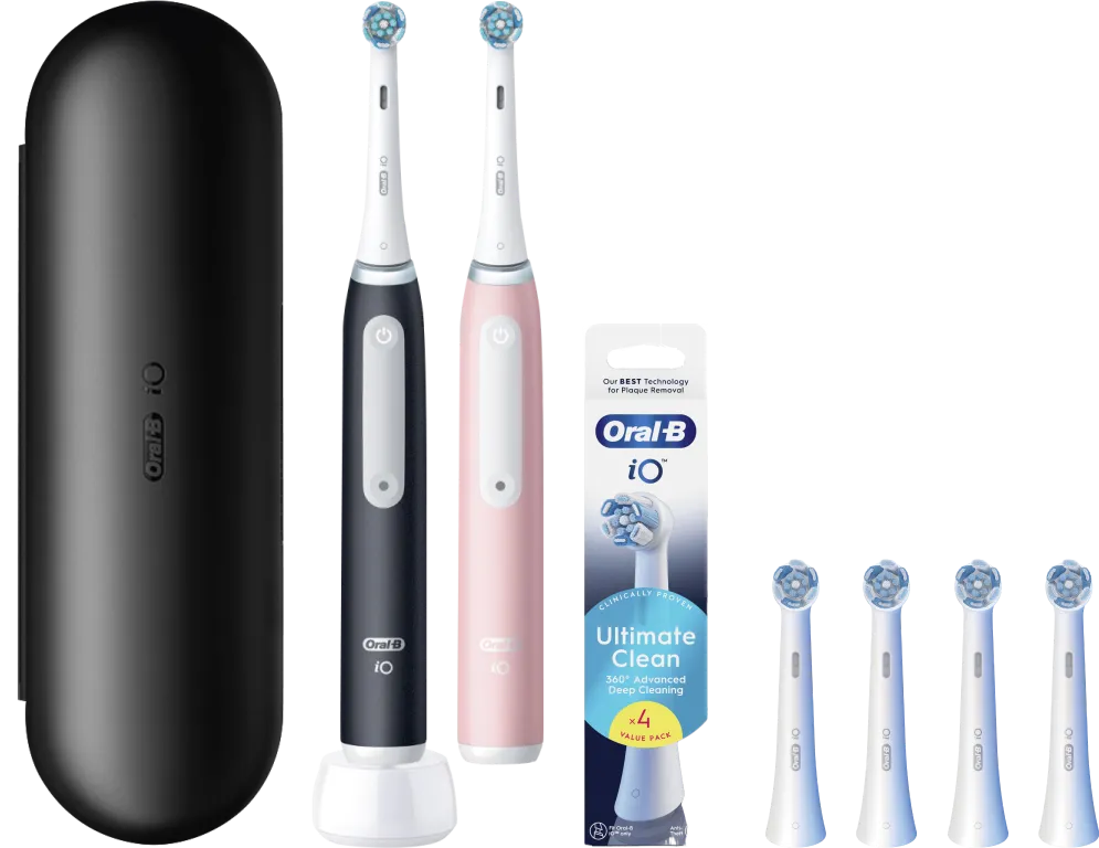Oral-B iO 3 Duo Pack Zwart en Roze Value Pack