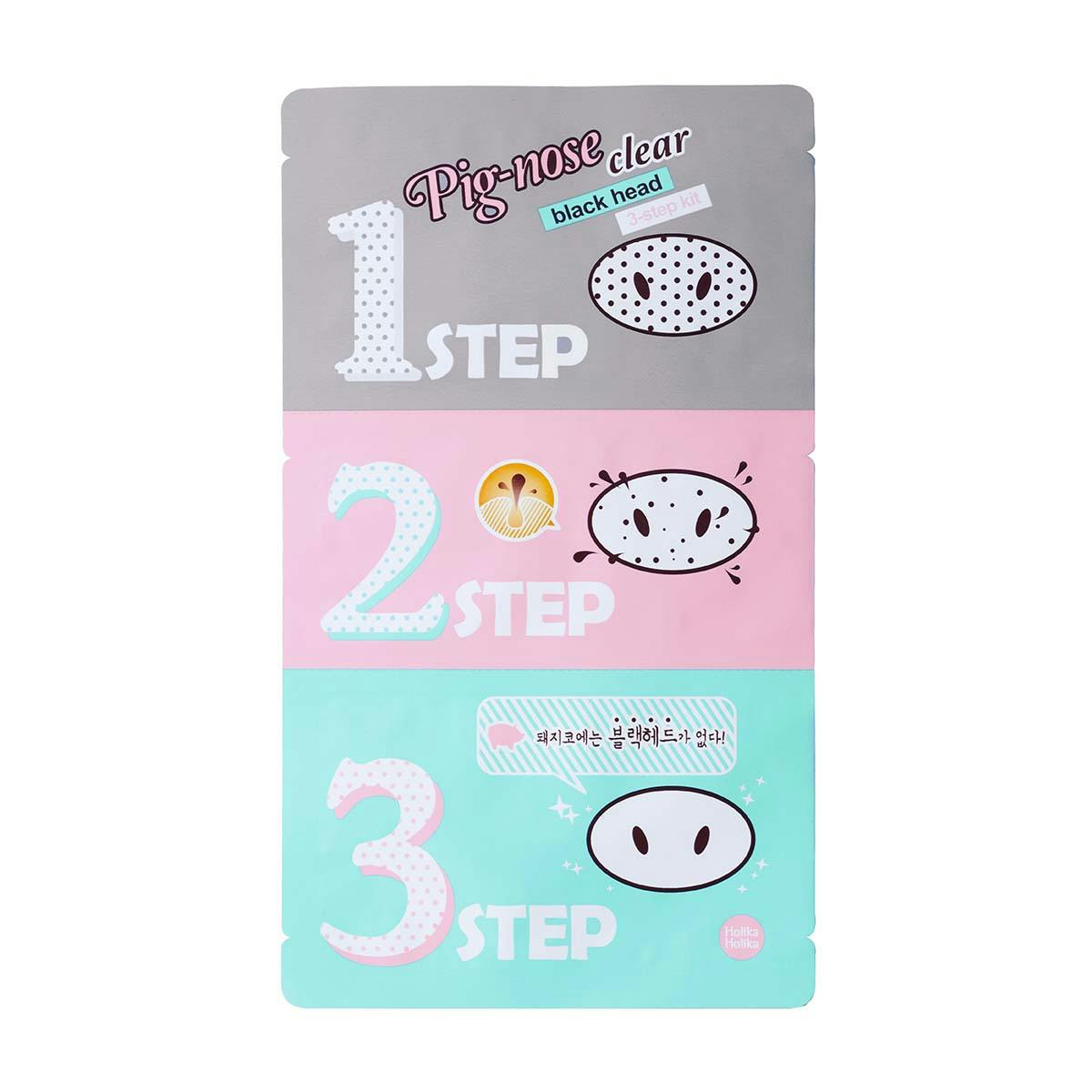 Holika Holika Pignose Clear Black Head 3 Step Kit 1 st