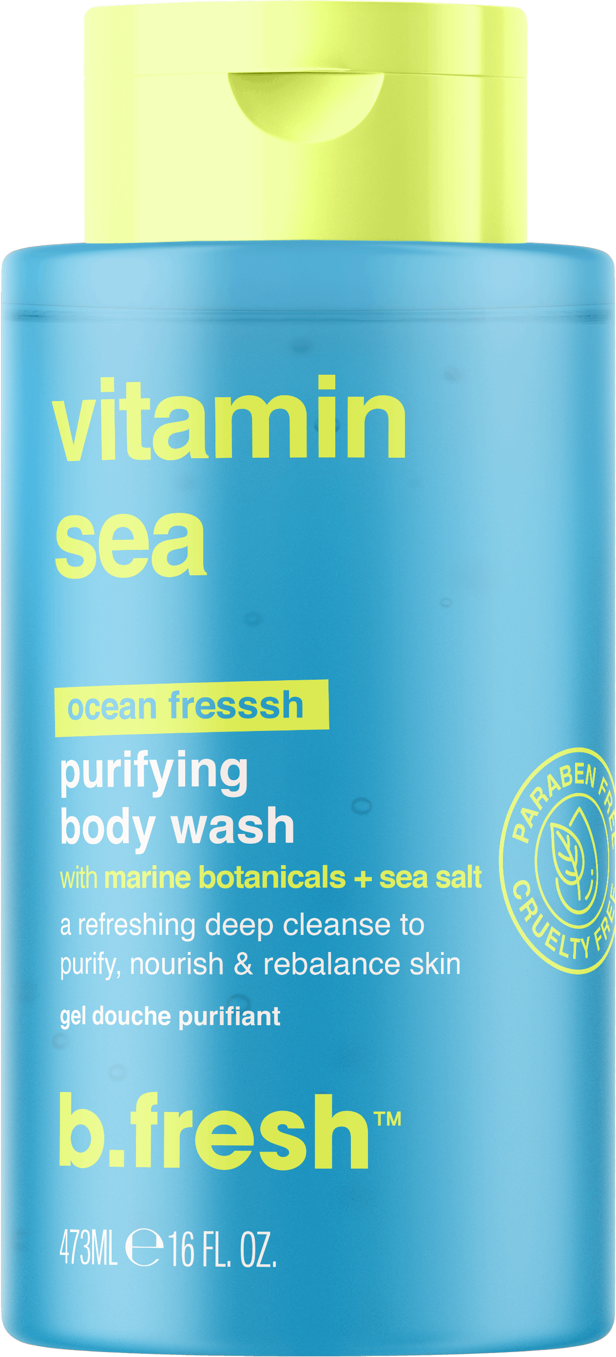 B.fresh Vitamin Sea Purifying Body Wash 473 ml