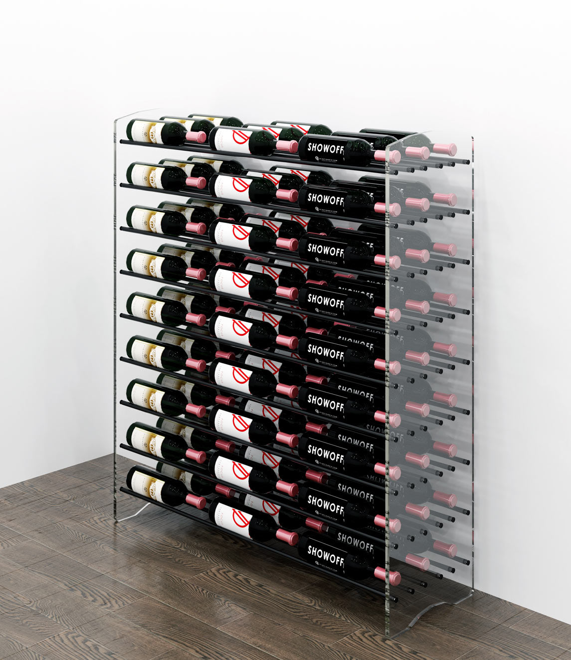 Vintageview Evolution Wine Tower 4 Black 81 flessen