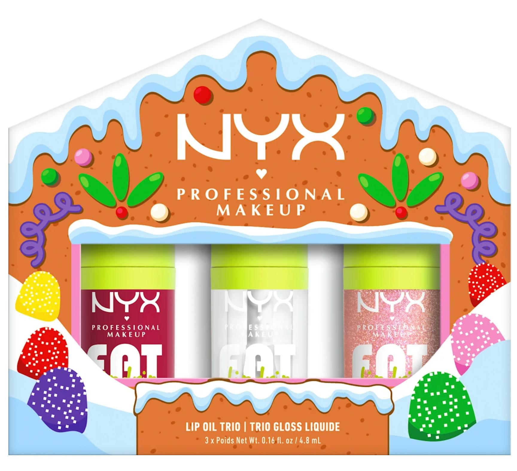 NYX Lip Oil Trio 3 st