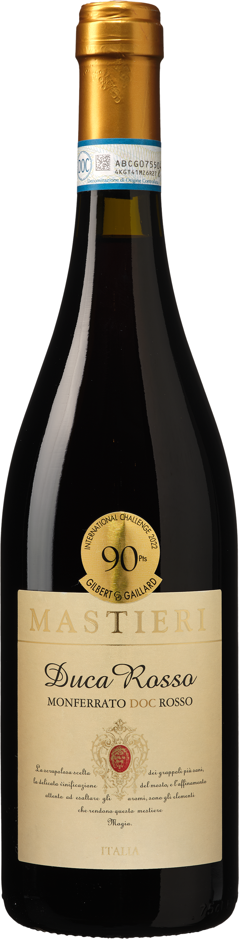 Wijnbeurs Mastieri Duca Rosso Monferrato