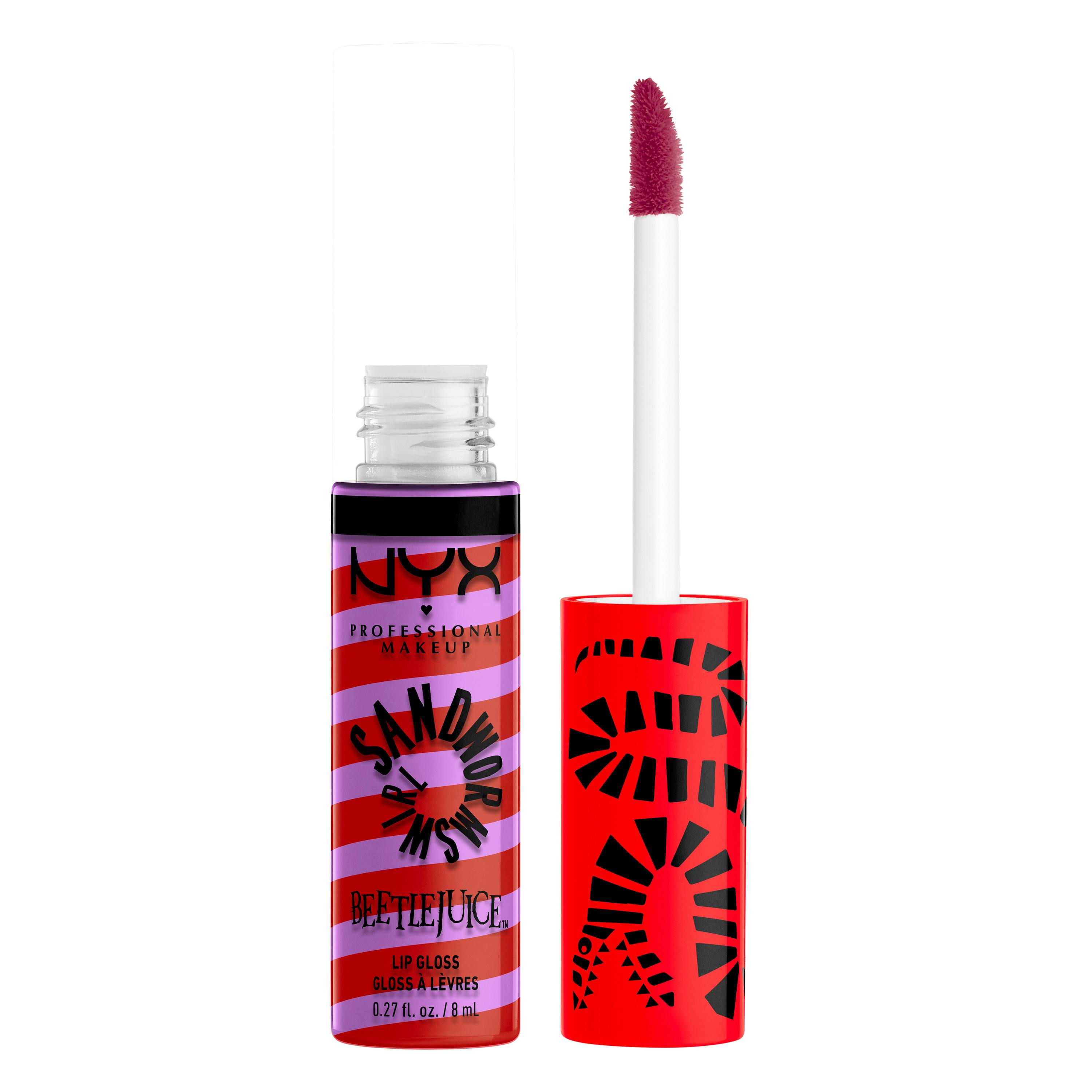 NYX Beetlejuice Sandworm Swirl Butter Gloss 03 Red 8 ml