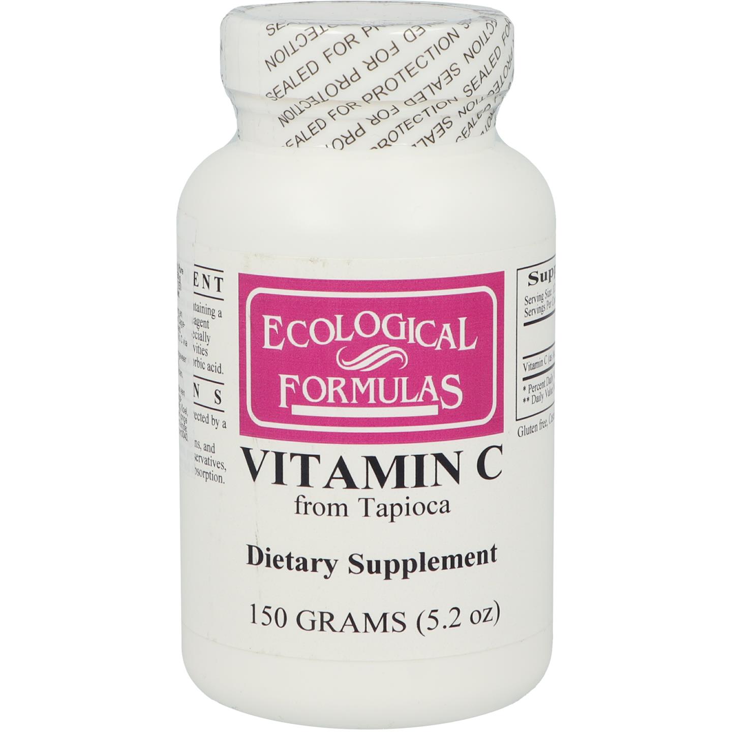 Ecological Formulas Vitamine C uit Tapioca
