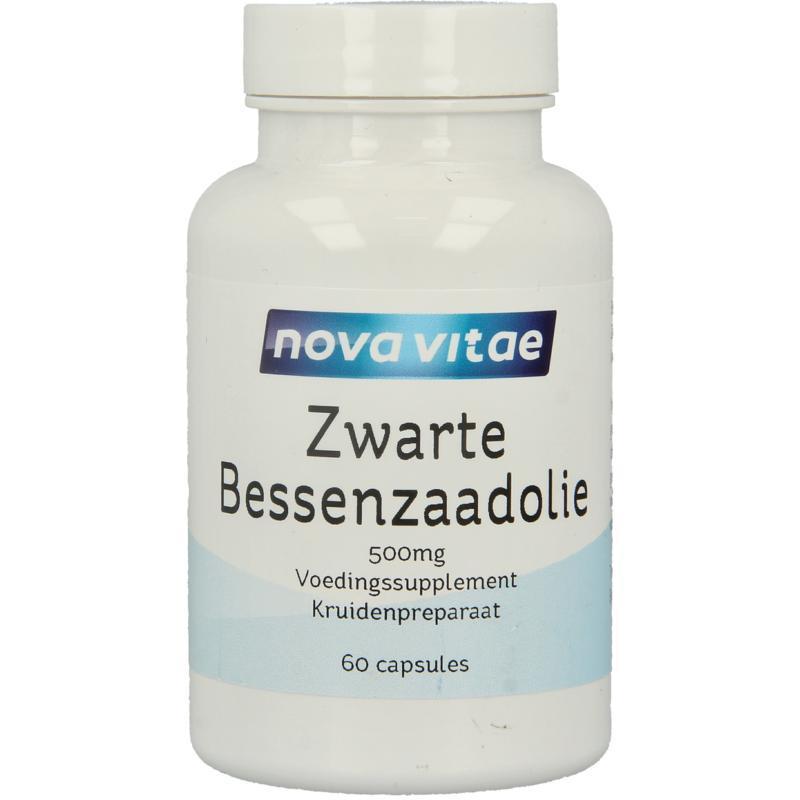Nova Vitae Zwarte bessenzaad olie 60 Capsules