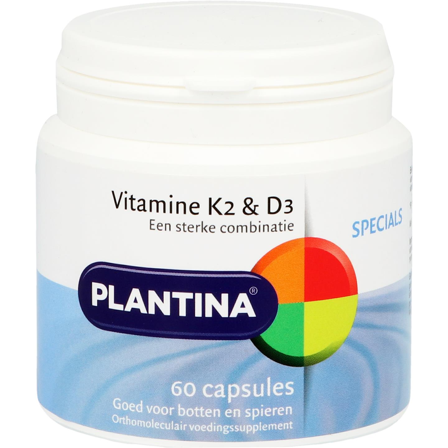 Plantina Vitamine K2 & D3