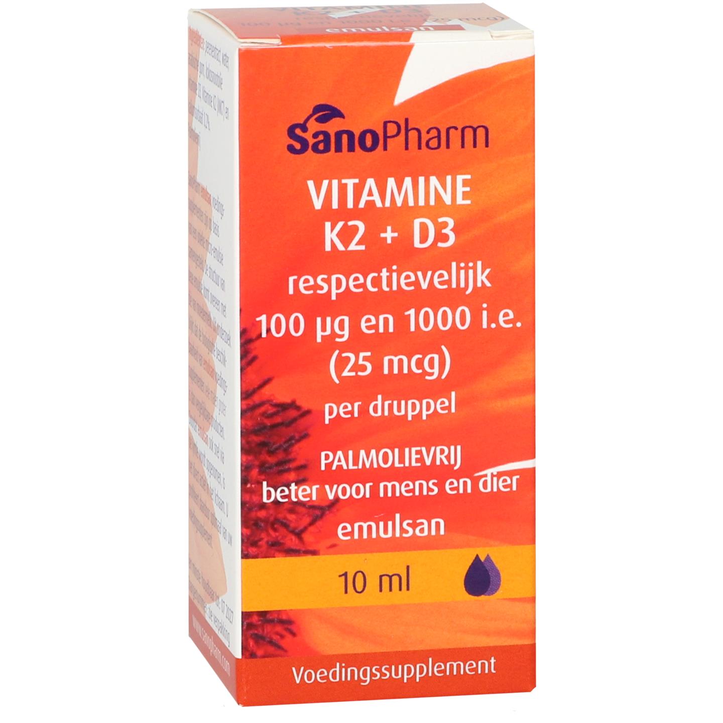 SanoPharm Emulsan Vitamine K2 + D3