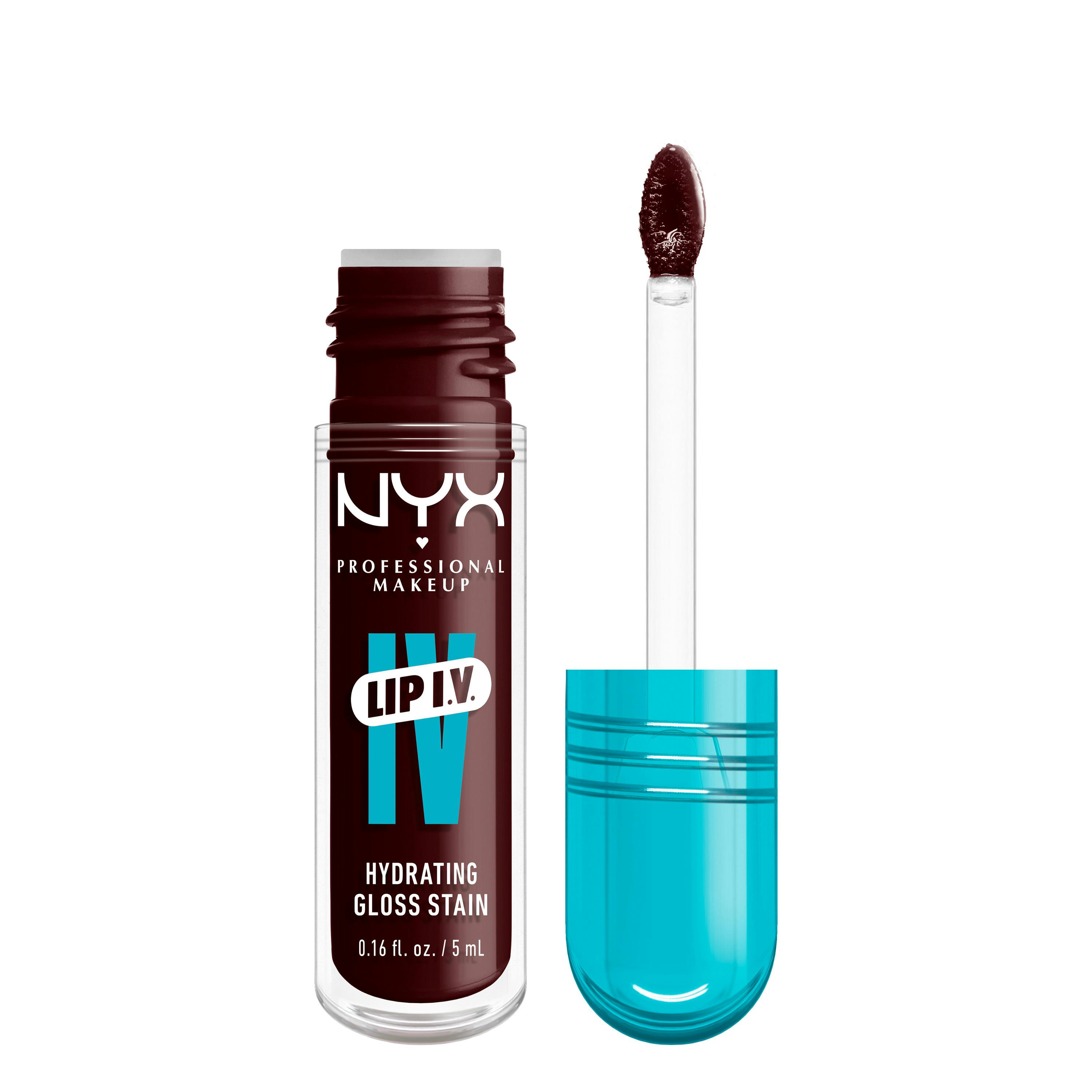NYX Lip I.V. Hydrating Gloss Stain Water 'Bout Wine℃ 5 ml