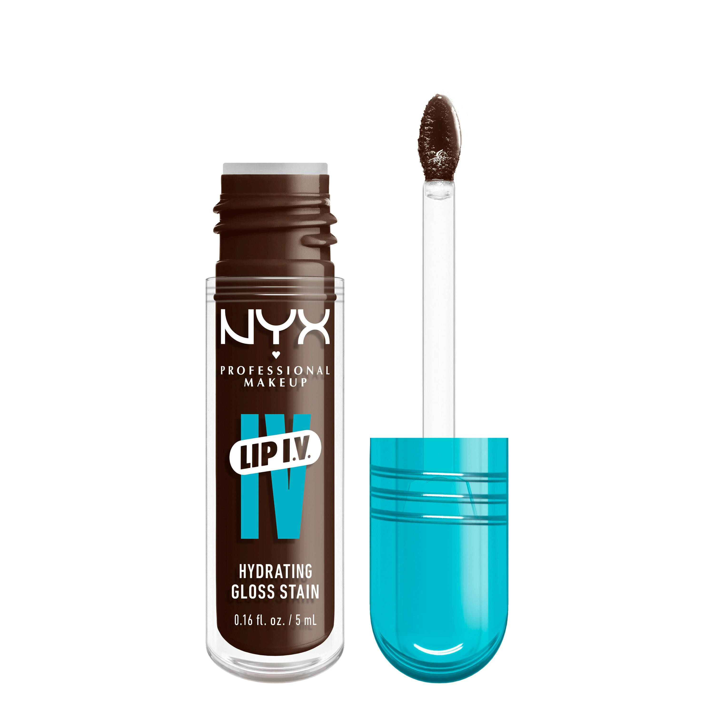 NYX Lip I.V. Hydrating Gloss Stain Espresso Soak 5 ml
