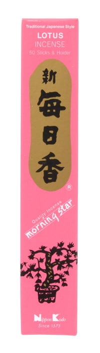 Geen Merk Japanse Wierook Set Lotus Morningstar - 50 Stokjes