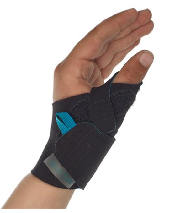 Basko Kinder Duimorthese - Artritis CMC Gewricht Duimbandage Links - Zwart