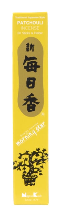 Geen Merk Japanse Wierook Set - Patchouli Morningstar - 50 Stokjes