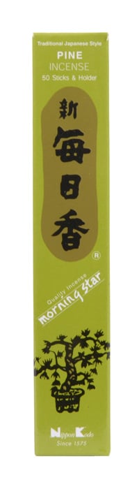 Geen Merk Traditionele Japanse Wierook Set - Pine Morningstar - 50 Stokjes