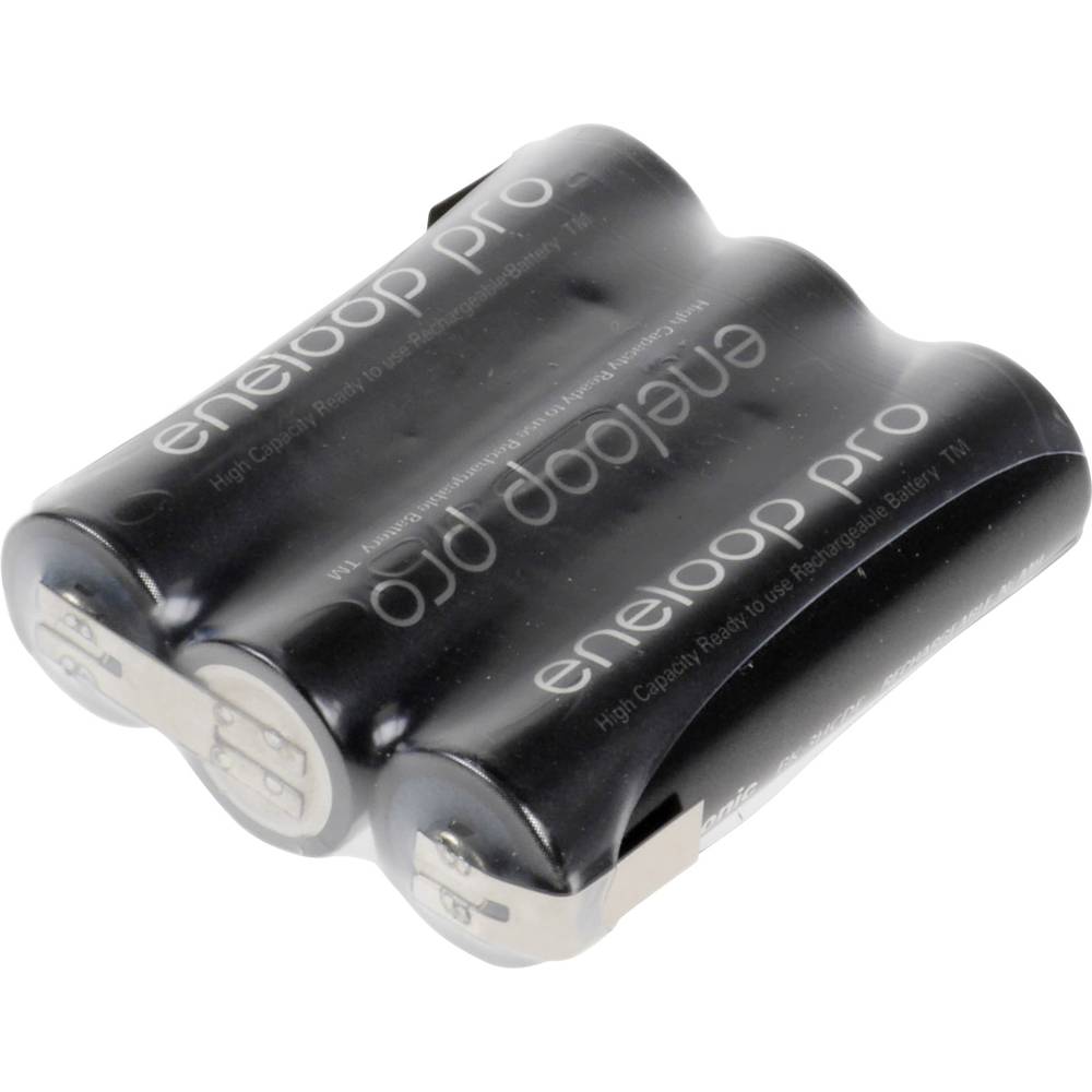 Panasonic eneloop Pro F1x3 Accupack Aantal cellen: 3 Batterijgrootte: AA (penlite) Z-soldeerlip NiMH 3.6 V 2450 mAh