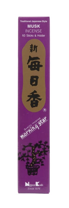 Geen Merk Japanse Musk Wierook Morningstar - Nippon Kodo - 50 Stokjes