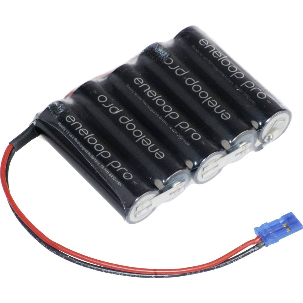 Panasonic eneloop Pro F1x5 Graupner Accupack Aantal cellen: 5 Batterijgrootte: AA (penlite) Kabel, Stekker NiMH 6 V 2450 mAh