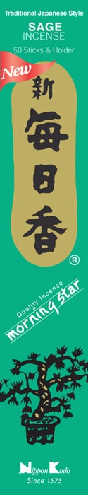 Geen Merk Japanse Wierookstokjes - Sage Wierook Morningstar - Set van 50