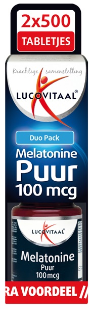 Lucovitaal Melatonine Puur 100mcg Duo Tabletten