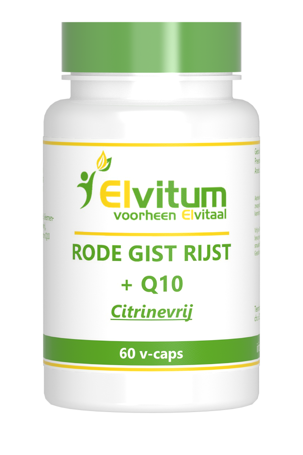 Elvitum Rode Gist Q10 Vegicaps