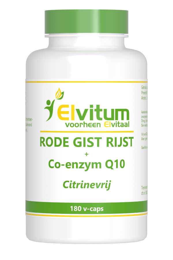 Elvitum Rode Gist Q10 Vegicaps