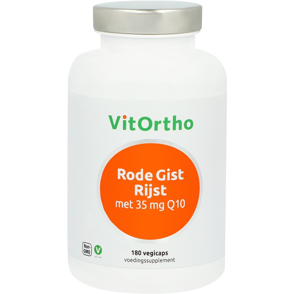 VitOrtho Rode Gist Rijst met 35mg Q10 Vegicaps