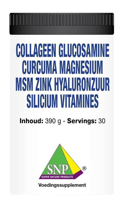 SNP Collageen glucosamine curcuma magnesium msm 390g