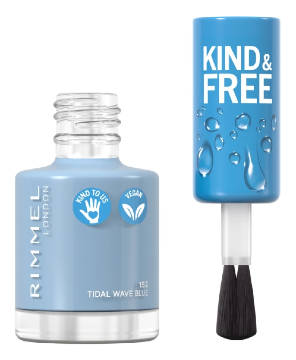Rimmel London Kind & free nagellak 152 tidal wave blue 8ml