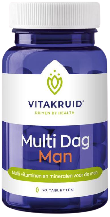 Vitakruid Multi dag man 30 tabletten