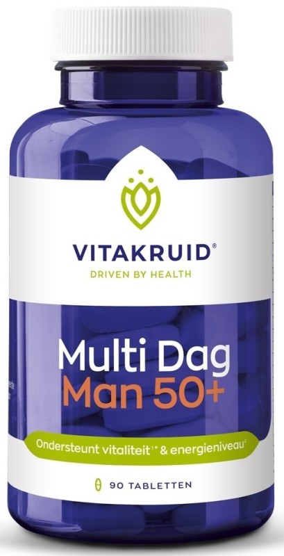 Vitakruid Multi dag man 50+ 90 tabletten