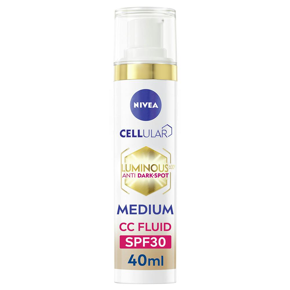 Nivea Luminous CC Fluid SPF30 Medium 40 ml