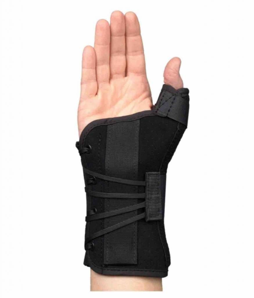 Basko Ryno Lacer Duimbrace / Polsspalk Links - Zwart - Kort