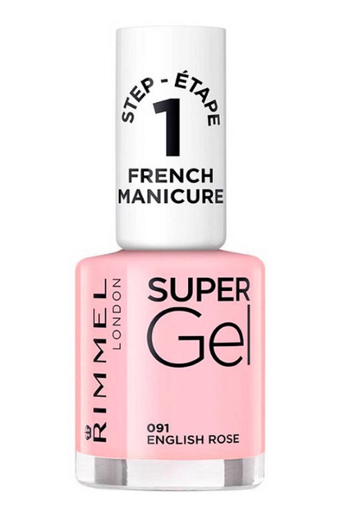 Rimmel London Nagellak gel french manicure english rose 12ml