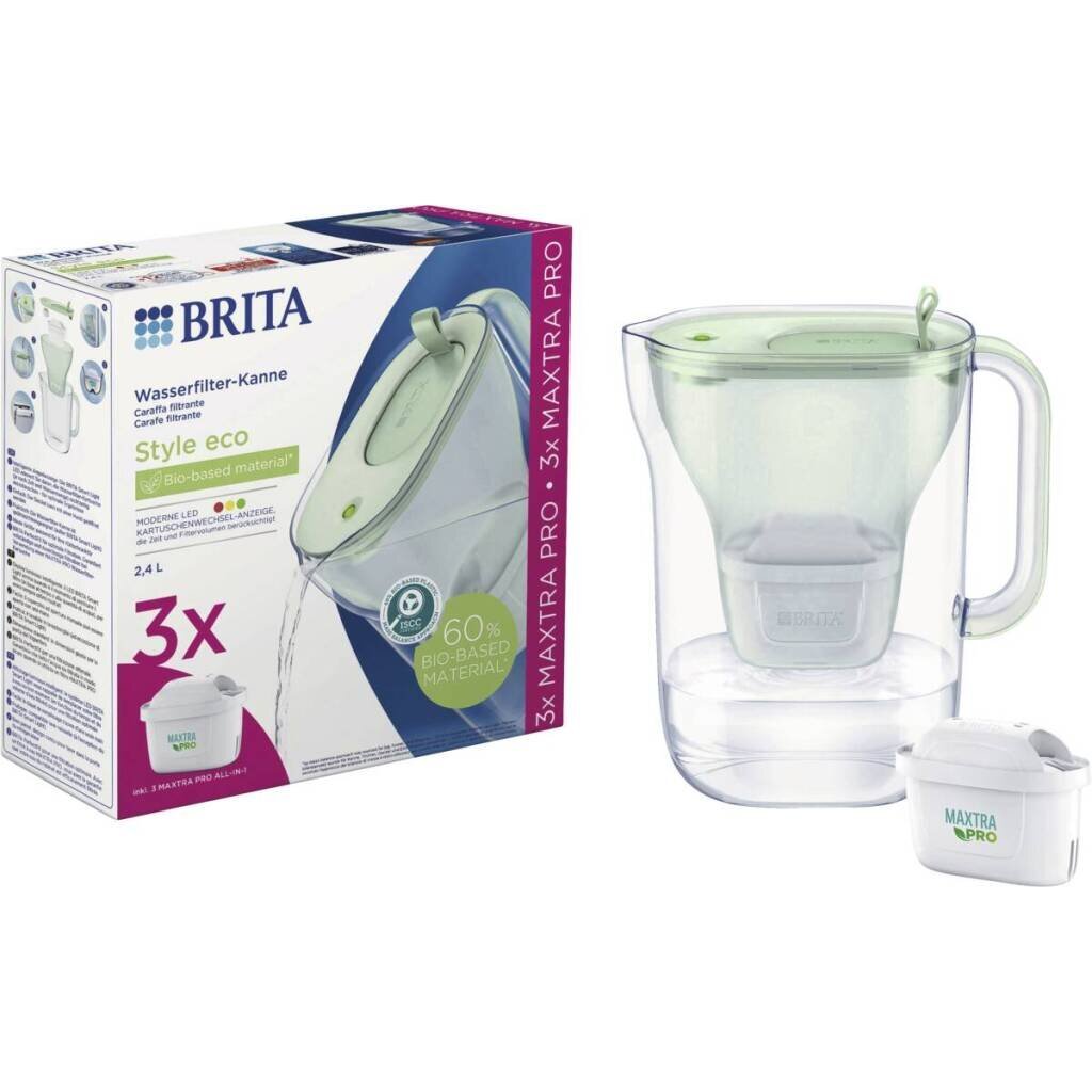 Brita Style Eco Waterfilterkan 2.4L Mintgroen
