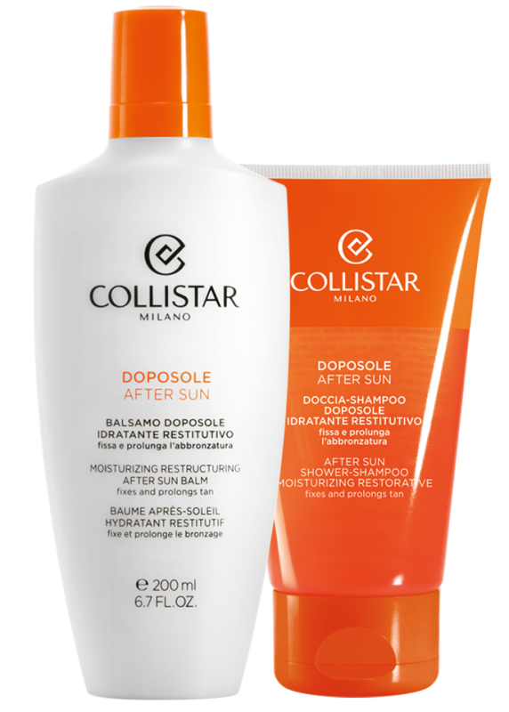 Collistar Repairing aftersun balm 200 ml + aftersun shower shampoo 150 ml 200 +150 ML