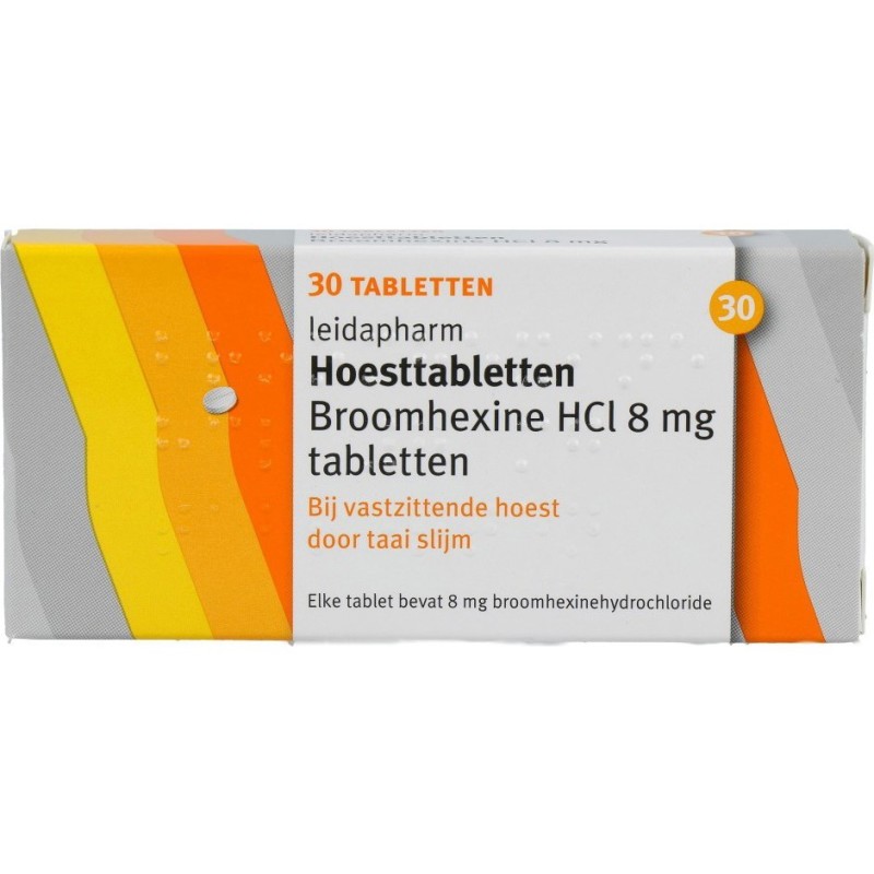 Leidapharm Hoesttabletten broomhexine hci 8 mg 30 Tabletten
