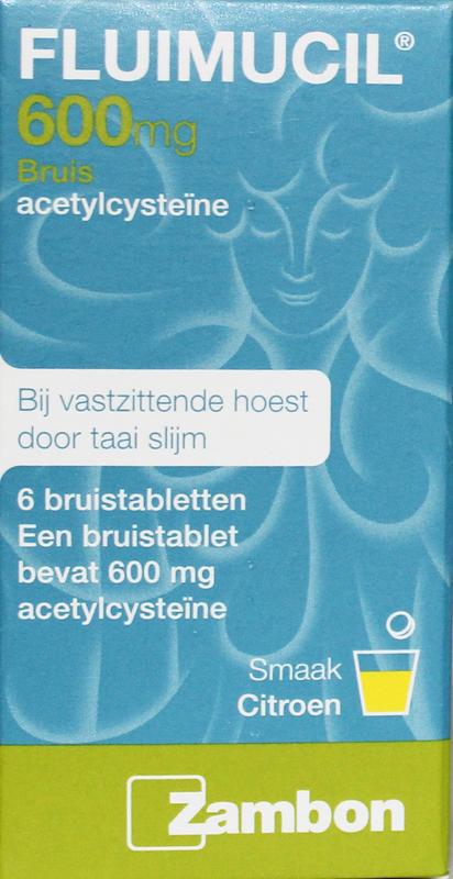 Fluimucil Bruistabletten 600mg 6brt