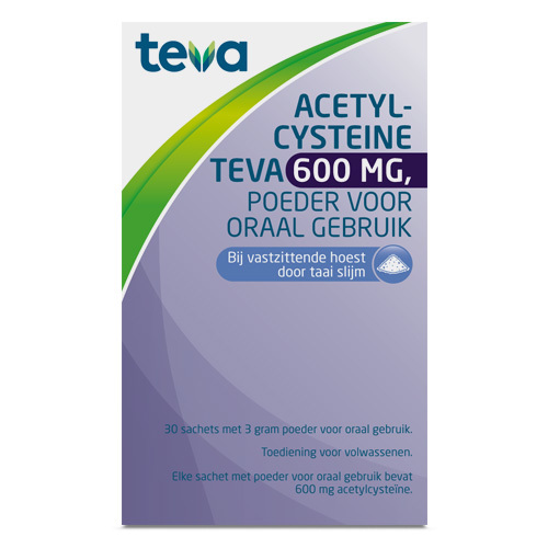 Teva Acetylcysteine 600mg 30 sachets