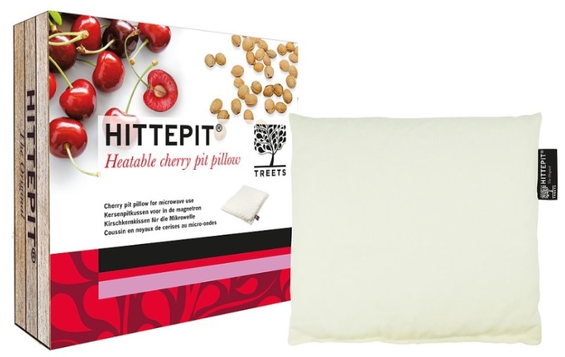 Hittepit 100% eco vierkanten kersenpitkussen 1 stuk