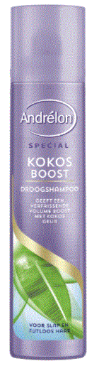 Andrelon Droogshampoo kokos boost 245ml