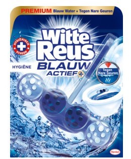 Bref Witte reus toiletblok blauw actief+ 1 stuks 1 Stuk