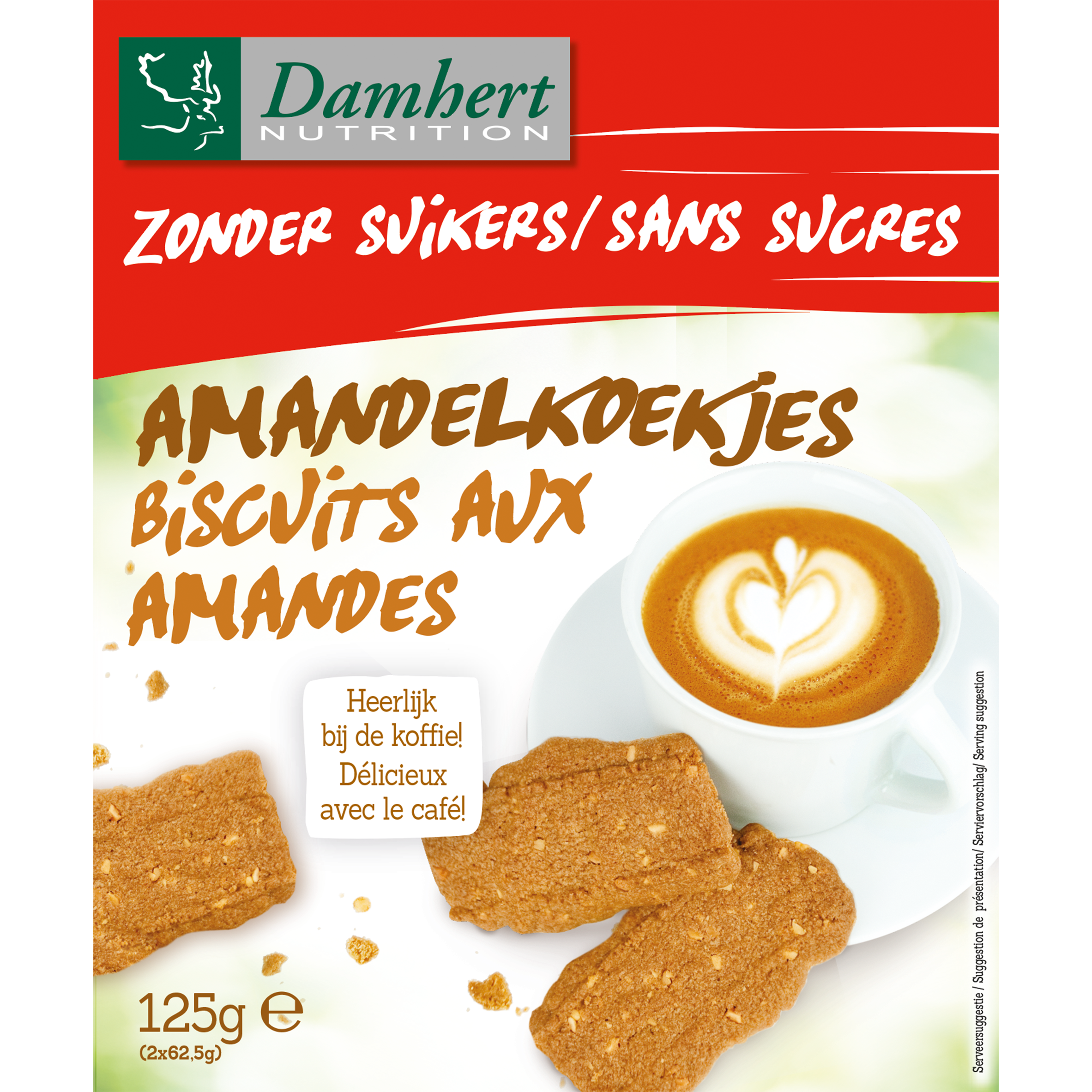 Damhert Zonder Suikers Amandelkoekjes
