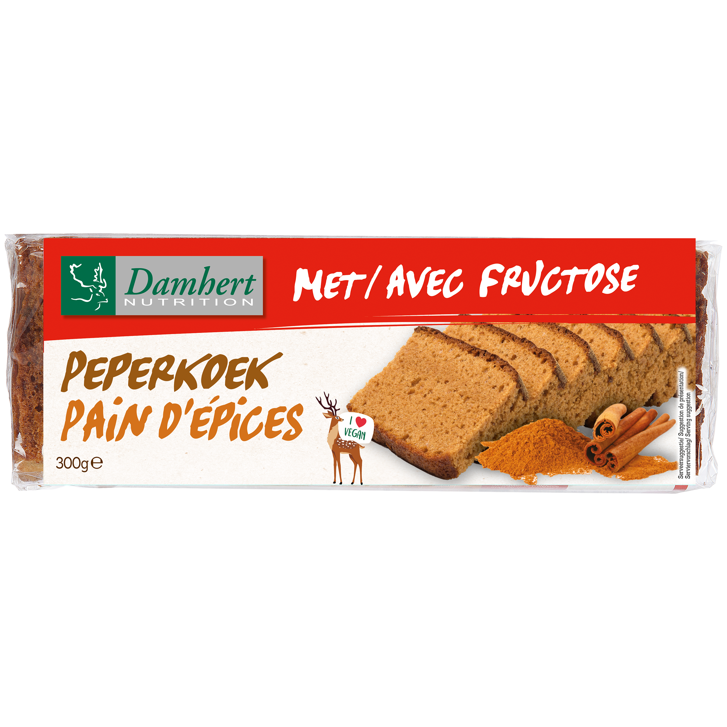 Damhert Peperkoek Fructose