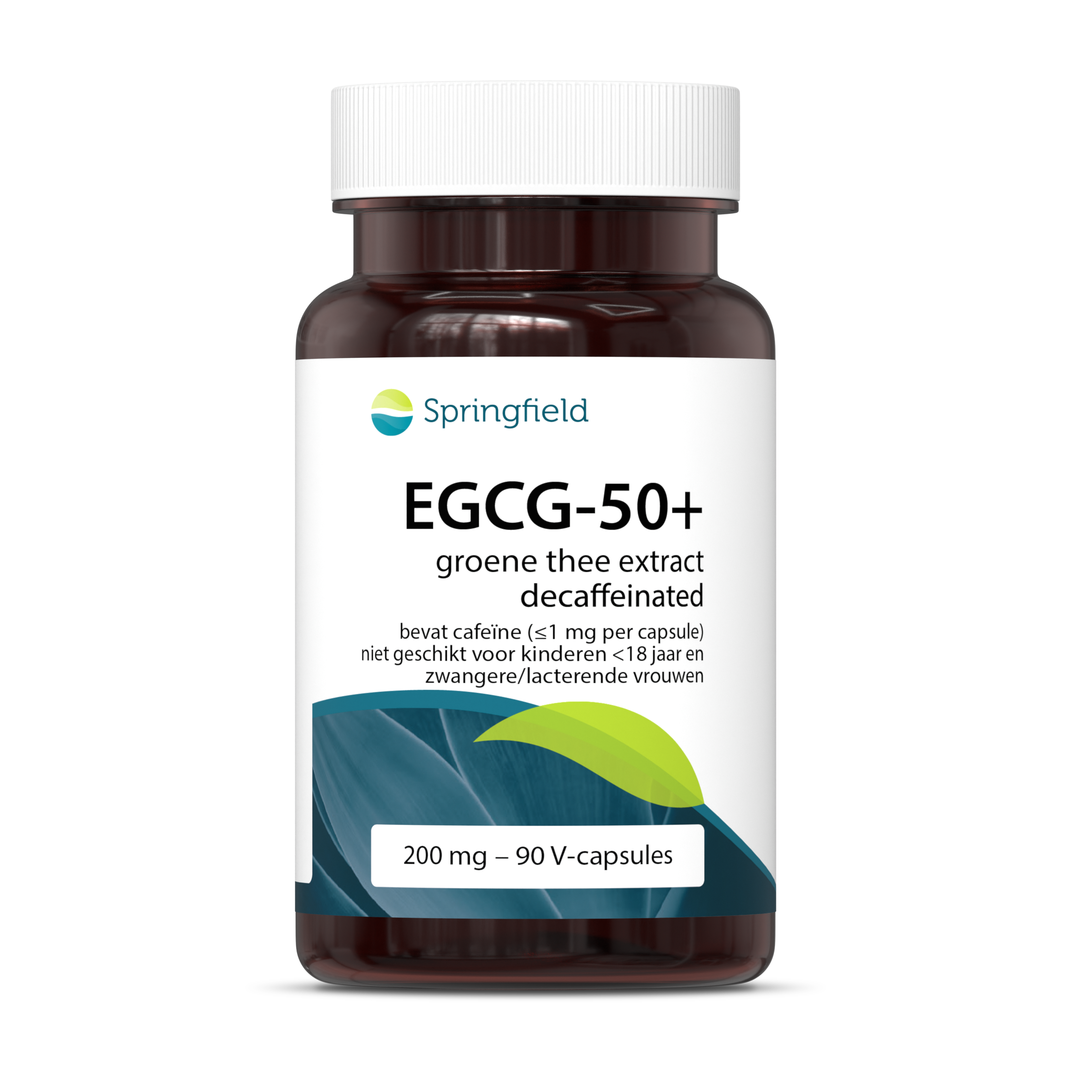 Springfield EGCG 50+groene Thee Extract Capsules