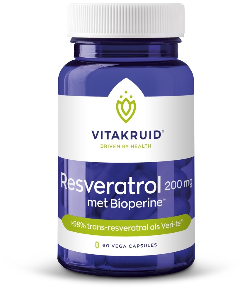 Vitakruid Resveratrol (Veri-te) 200 mg met Bioperine