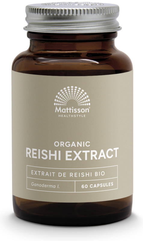 Mattisson Biologisch reishi extract 400mg 60 Capsules