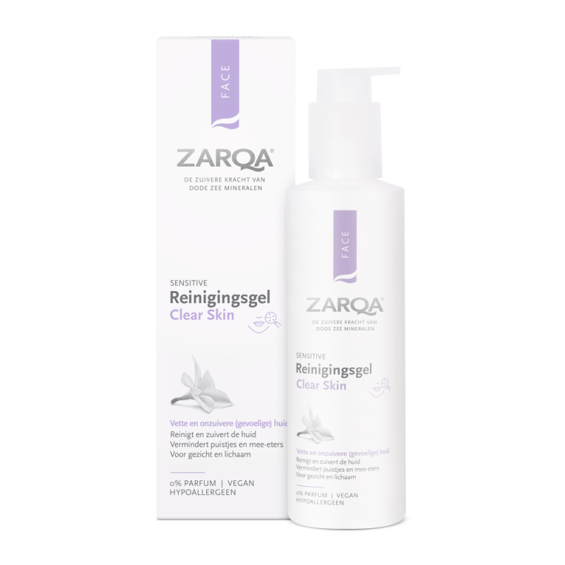 Zarqa Reinigingsgel clear skin 200ml