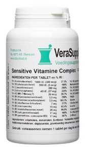 VeraSupplements Sensitive vitamine complex 60 tabletten